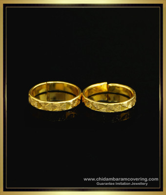 RNG158 - Buy Indian Metti Gold Light Weight Designer Adjustable Ring Type Toe Ring for Women