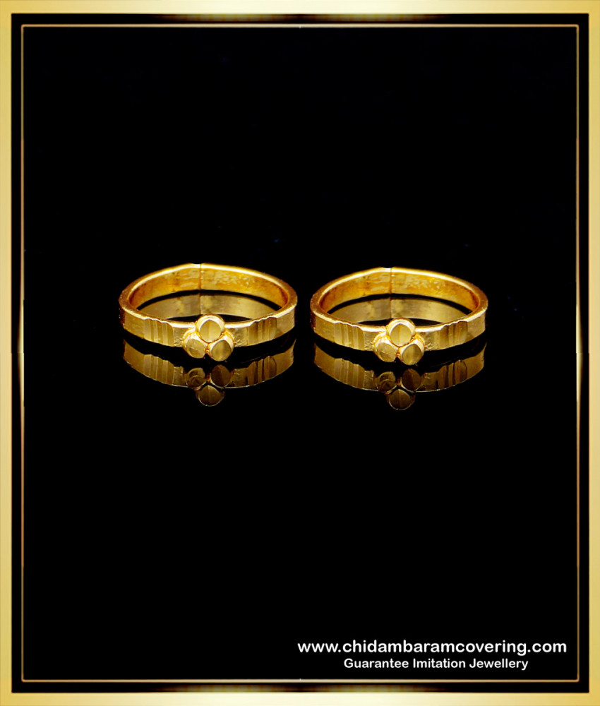 RNG221 - 1 Gram Gold Adjustable Toe Ring Design Marriage Metti for Women  