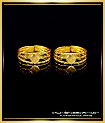 RNG228 - Indian Toe Ring Designs Daily Use Adjustable Metti Model Imitation Jewellery 