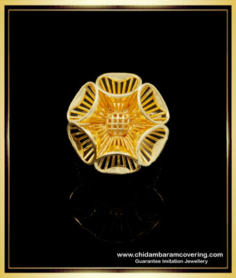 RNG288 - Beautiful Flower Design Modern Finger Ring Design for Girls 