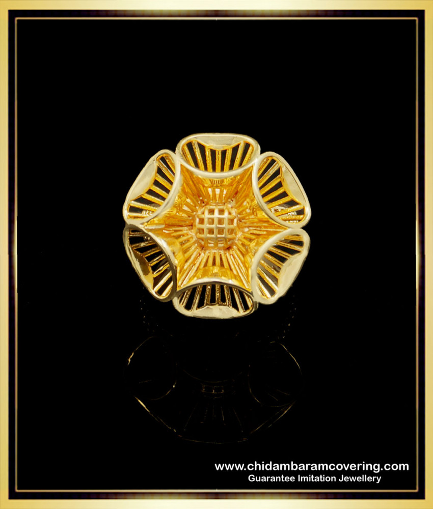 RNG288 - Beautiful Flower Design Modern Finger Ring Design for Girls 