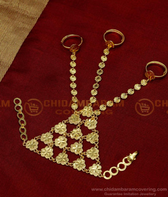 RNG309 - Bracelet with Attached Finger Ring Set Haath Panja for Baby Girl