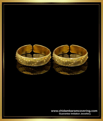 RNG307 - Impon Gold Look Daily Use Metti Designs for Women 