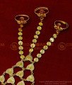 RNG310 - Bridal Wear Gold Panja Design One Gram Gold Jewellery