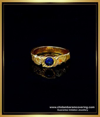 RNG321 - Single Blue Stone Original Impon Finger Ring Design