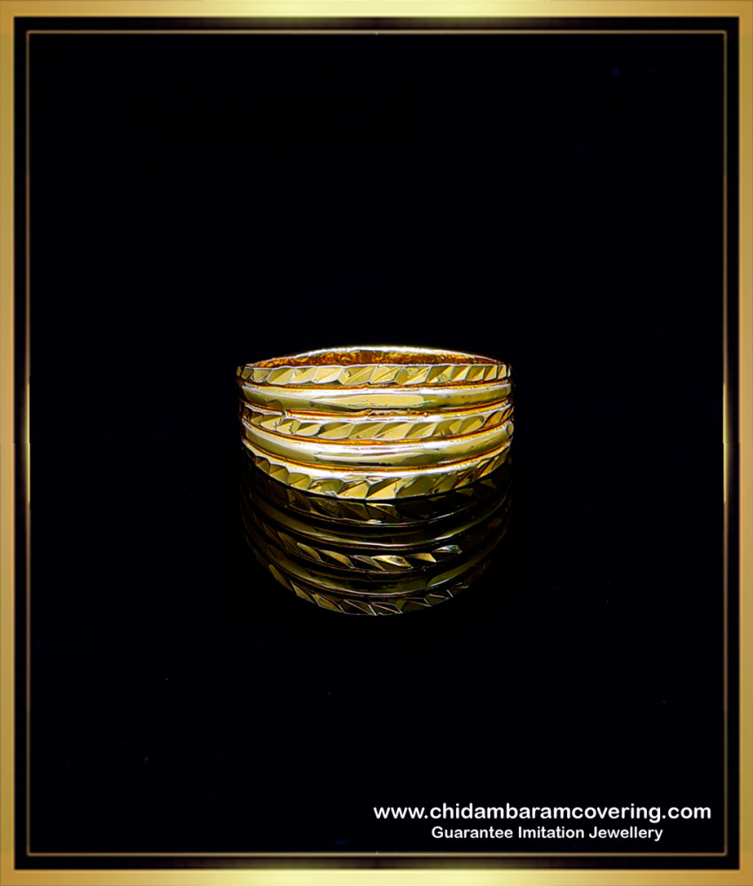 RNG329 - Impon Ring Design Daily Use Gold Plated Ring for Ladies