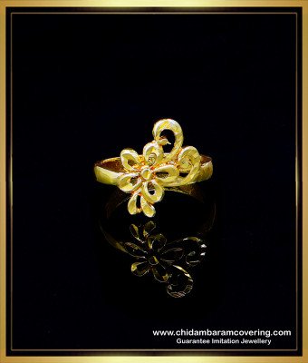 RNG331 - Original Impon Flower Design Finger Ring for Women