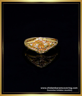 RNG337 - Simple Gold Design Daily Use Impon Ring Design Online