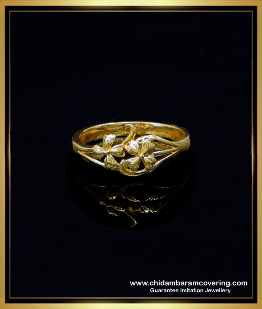 RNG352 - Beautiful Impon Casting Plain Gold Ring Design Buy Online