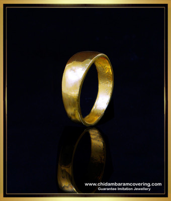 RNG353 - Original Impon Daily Use Gold Plated Plain Round Ring for Man