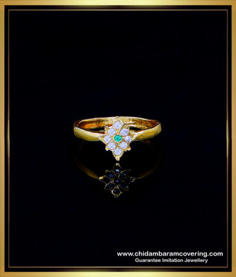 RNG357 - Impon Jewellery Daily Use Gold Ring Designs for Female