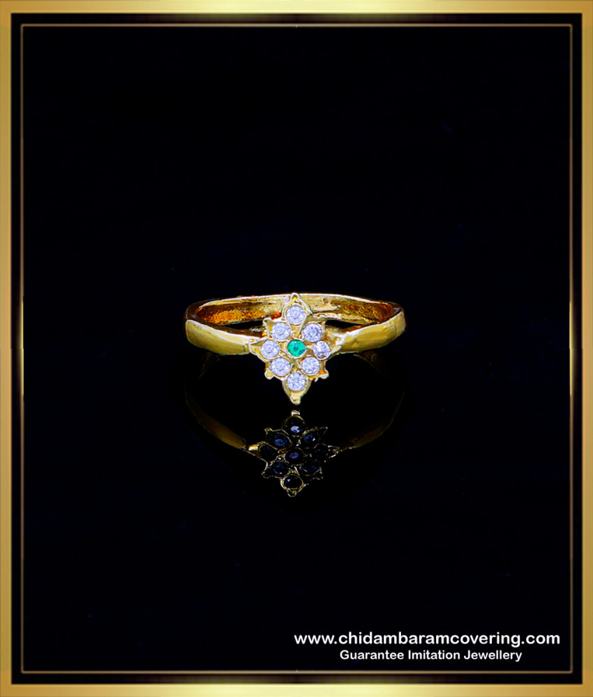 RNG357 - Impon Jewellery Daily Use Gold Ring Designs for Female
