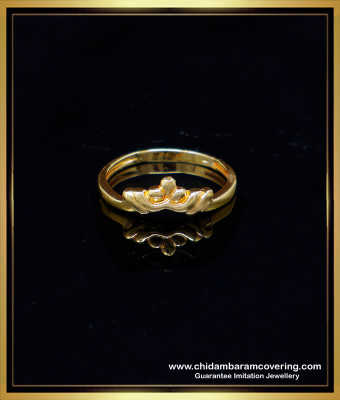 RNG370 - Impon Jewellery Light Weight Gold Ladies Ring Model