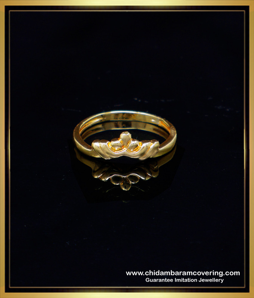 RNG370 - Impon Jewellery Light Weight Gold Ladies Ring Model