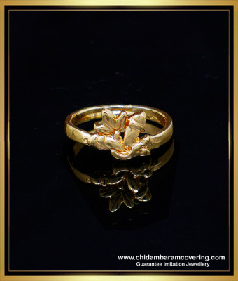 RNG375 - Flower Model Impon Best Gold Ring Design for Women
