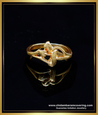 RNG382 - Buy Gold Plated Impon Casting Ring Gold Design for Ladies