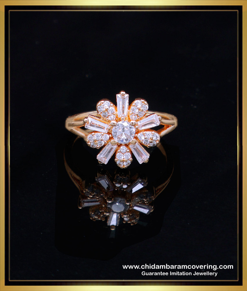 RNG394 - Buy Unique Artificial Diamond Ring Design for Female