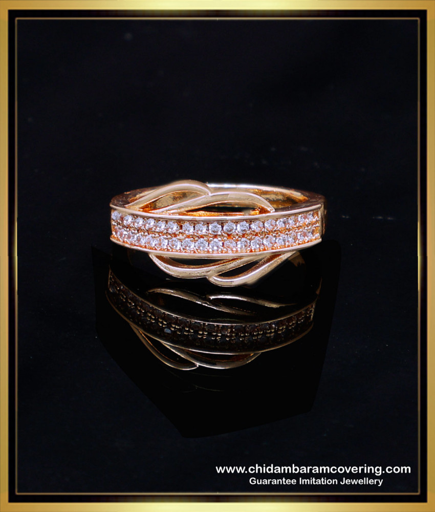 RNG395 - Best Quality Daily Wear Rose Gold Ring for Women
