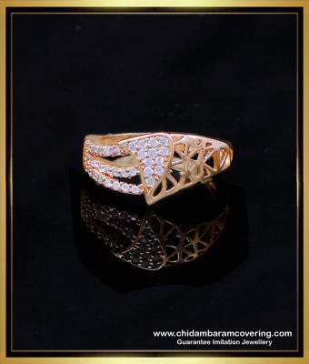 RNG404 - First Quality Rose Gold Stylish Simple Gold Ring Design