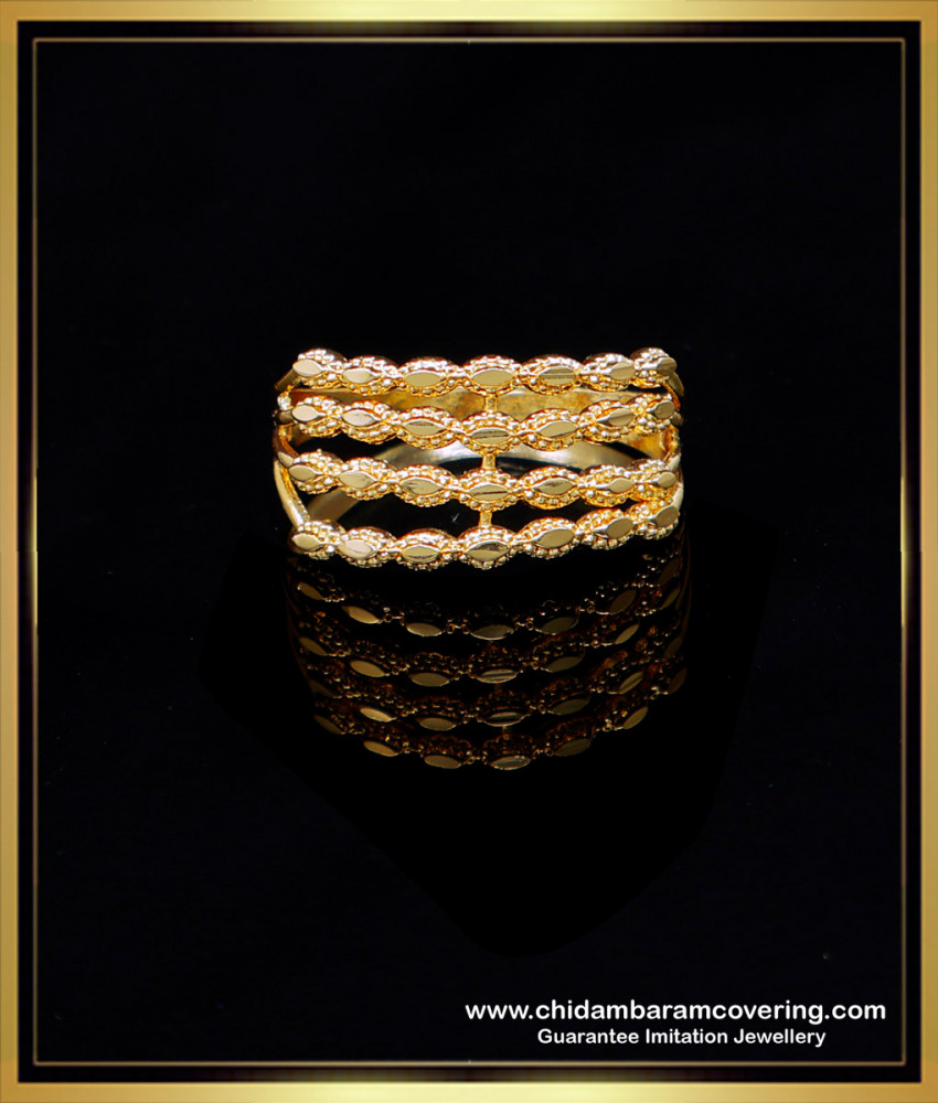 RNG413 - Trendy Gold Plated Daily Use Gold Ladies Ring Design