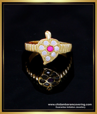 RNG439 - Attractive Leaf Design Women Original Panchaloha Ring
