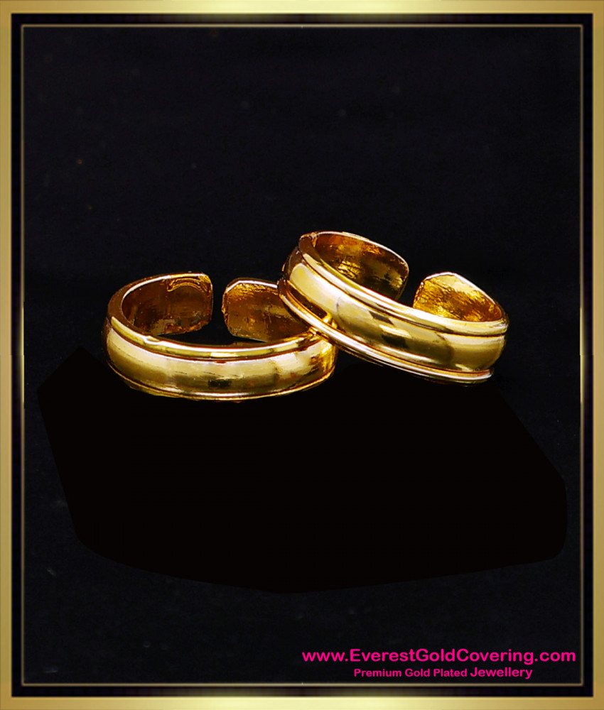 RNG451 - Five Metal Metti Bridal Wear Toe Ring Gold Design Online