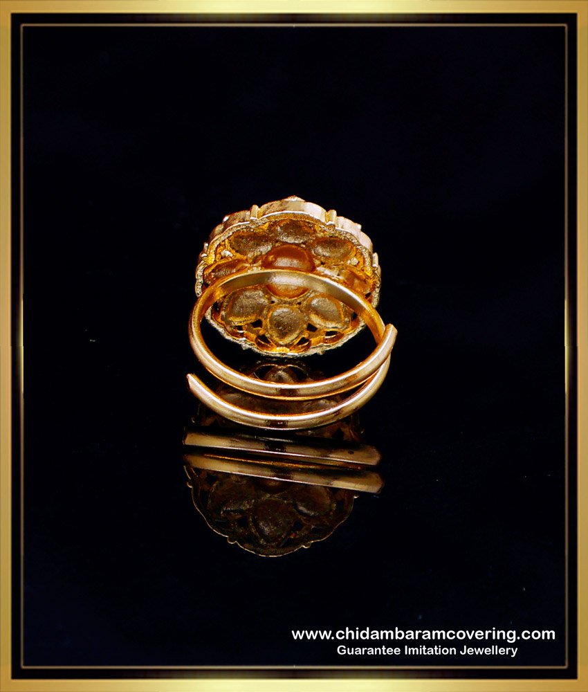 RNG476 - Beautiful Kemp Stone Adjustable Antique Ladies Ring
