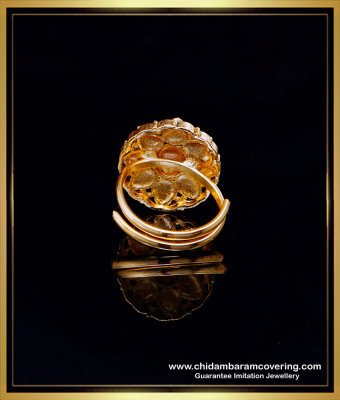 RNG477 - Premium Quality Antique Jewellery Ruby Kemp Stone Ring