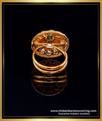 RNG481 - Traditional Antique Ladies Rings Gold Design for Wedding