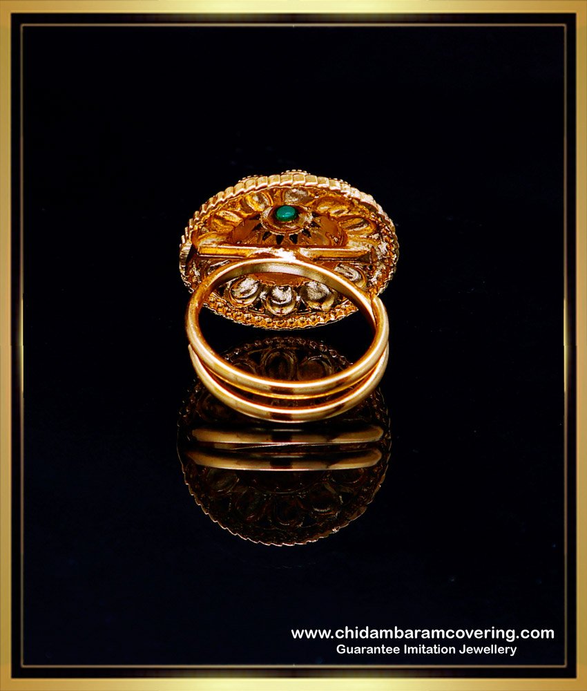 RNG481 - Traditional Antique Ladies Rings Gold Design for Wedding
