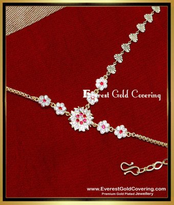 RNG483 - Beautiful Impon Stone Single Bracelet with Finger Ring Set