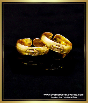 RNG506 - Gold Design Bridal Wear Toe Rings Gold Plated Online