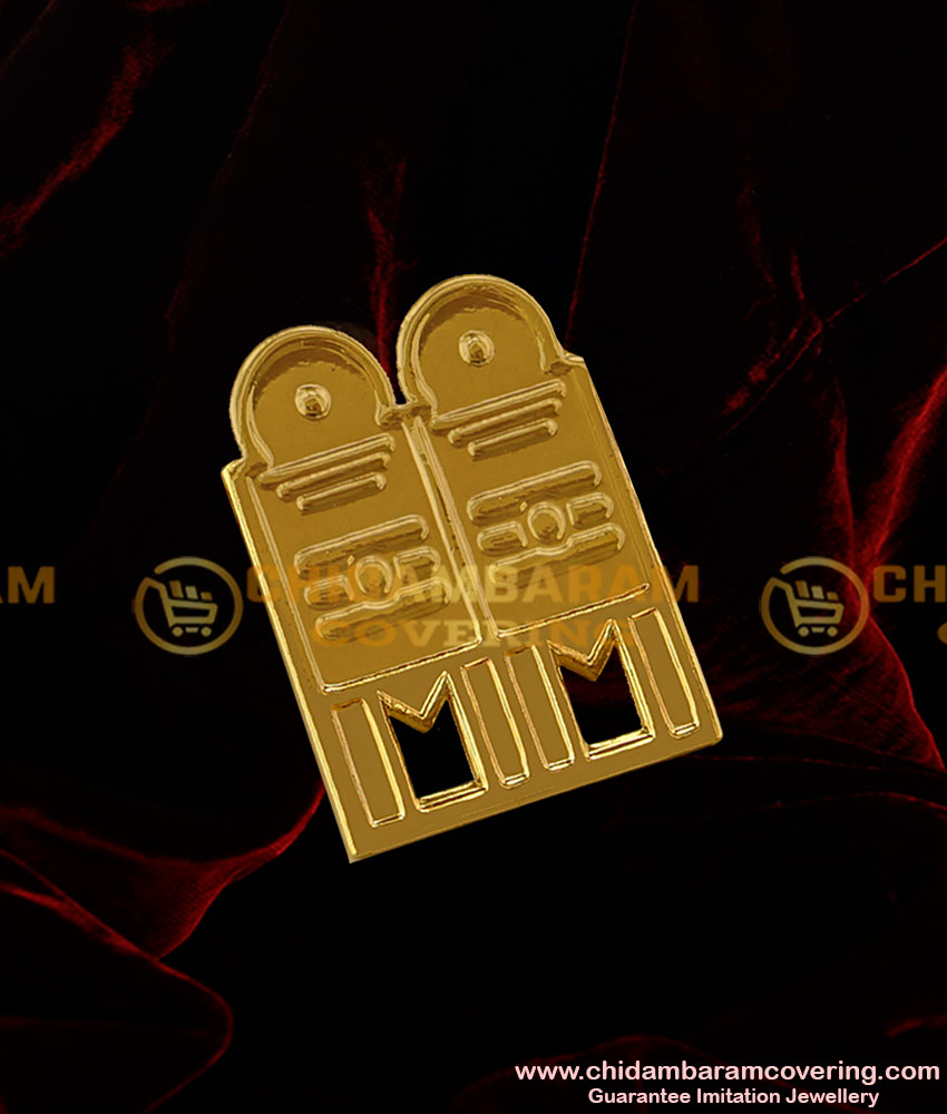 Tal11 - Gold Plated Thirumangalyam Sivan Pattai Thali South Indian Mangalsutra Design