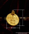 TAL21 - Traditional Gold Plated Lakshmi Coin Thali Kasu Design