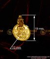 TAL22 - Gold Plated Thaali Small Lakshmi Coin Kasu Set Design For Traditional Thaali