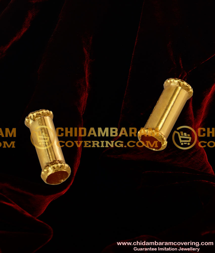 TAL25 - Gold Plated Imitation Jewelry Thali Nanal Pipe Set Design For Traditional Thali