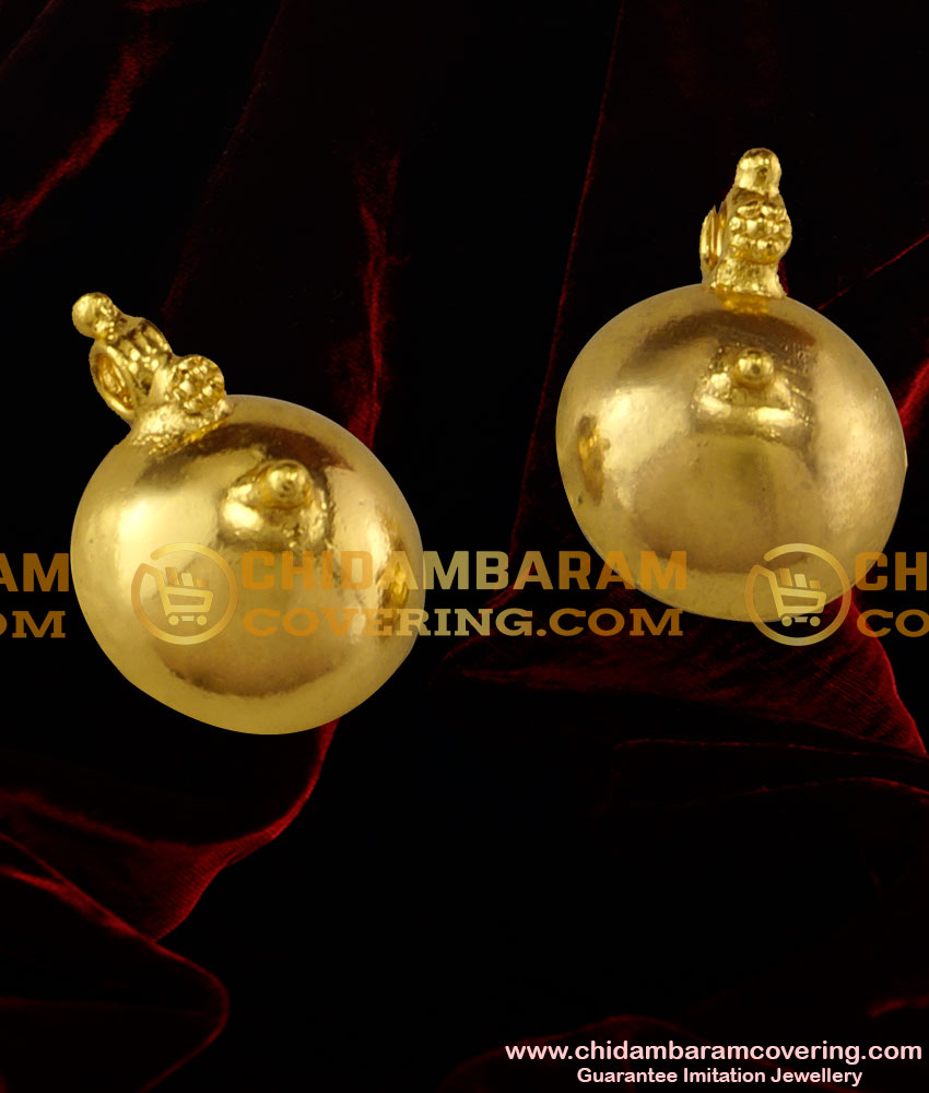 TAL26 - Gold Plated Imitation Jewelry Thali Big Pottu with Bead Set Design For Traditional Thaali