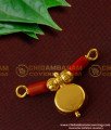 TAL36 - Single Bottu Thali / Pustelu With Red Pavla Traditional Mangalsutra For Women Online