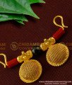 TAL42 - Double Coral with Black Beads and 2 Wati Brass Mangalsutra For Bangalore Women