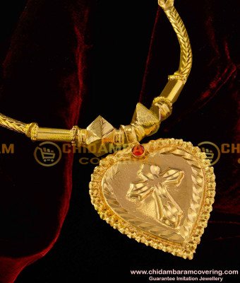 TAL54 - Heartin Cross Thali With Thali Gundu Set | Kerala Christian Thali Design Buy Online