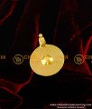 TAL66 - Andhra Plate Bottu Thali Design / Gold Plated Traditional Single Bottu Pustelu Buy Online
