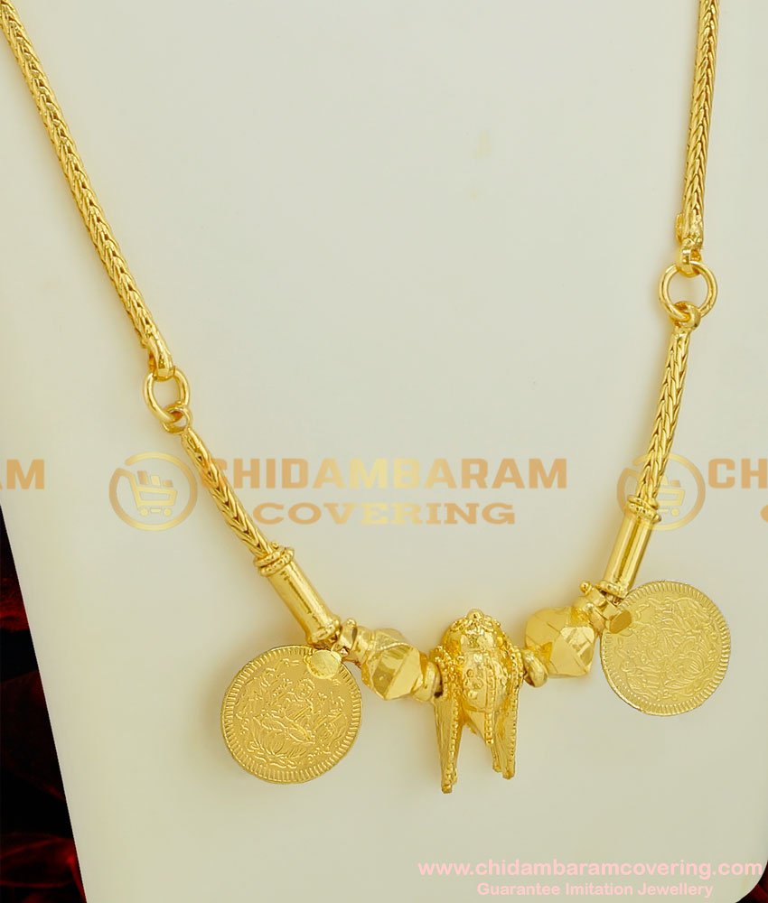 THN07 - Handmade Gounder Thali / Mangalyam Complete Set with Roll Kodi Chain Online