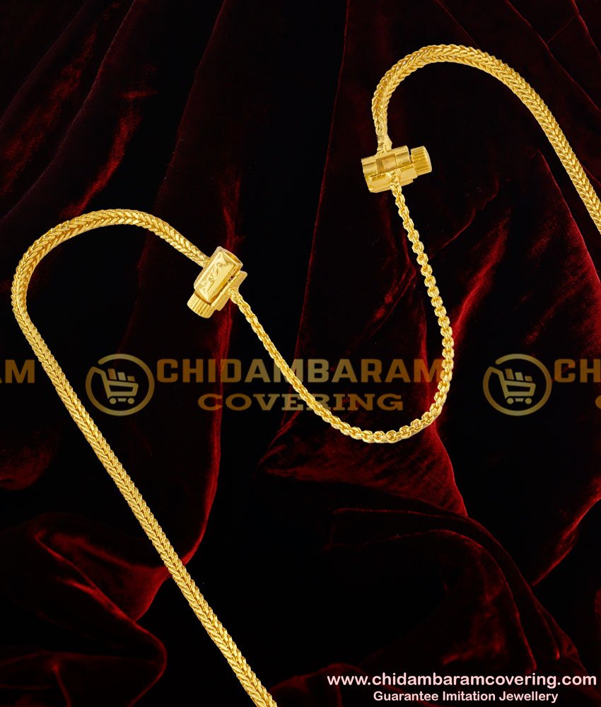 THN11-LG - 30 Inches Square Model Thirumangalyam Kodi Malaysian Thali Chain Design Shop Online