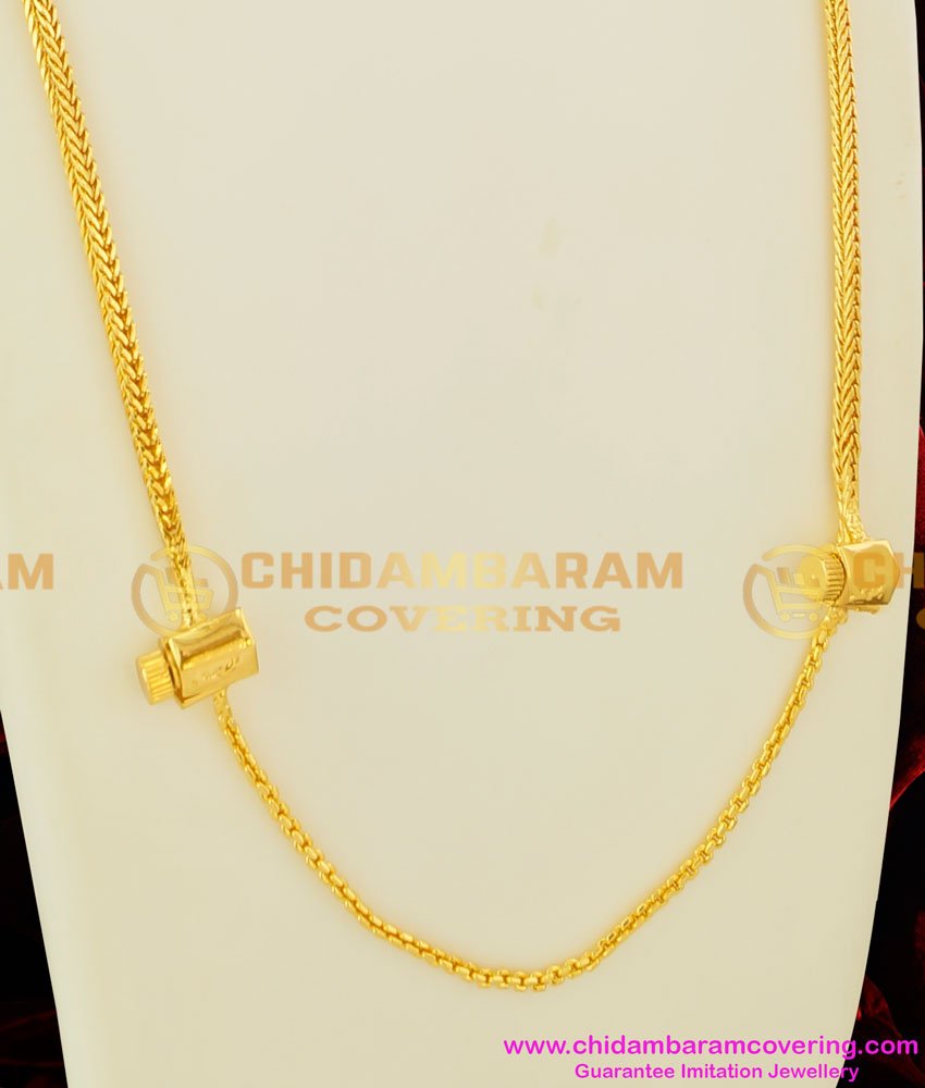 THN11-LG - 30 Inches Square Model Thirumangalyam Kodi Malaysian Thali Chain Design Shop Online