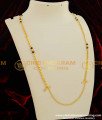 THN25-LG - 30 Inches Long Wheat Chain with Crystal Balls Design with Screw Connector Buy Online