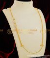 THN28-LG - 30 Inches Long One Gram Gold Plated Screw Fitted Mugappu Chain Buy Online