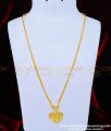 THN52 - 24 Inches Gold Plated Daily Use Christian Cross Siluvai Locket Thali Chain Design for Women
