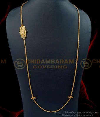THN66-LG - 30 Inches Original Gold Plated Jewellery Screw Thali Chain Designs