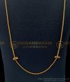 THN66-LG - 30 Inches Original Gold Plated Jewellery Screw Thali Chain Designs