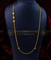 THN68-LG - 30 Inches Thali Connecting Chain Gold Design Screw Mugappu Chain Online